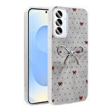 Galaxy S25 Plus Kılıf Kamera Korumalı Figürlü Zore Ponti Silikon Kapak - Lila