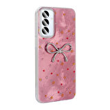 Galaxy S24 Kılıf Kamera Korumalı Figürlü Zore Ponti Silikon Kapak - Beyaz