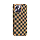 iPhone 14 Pro Max Kılıf Magsafe Şarj Özellikli Karbon Fiber Görünümlü MBTM Gros Kapak - Gri-Siyah