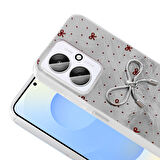 C65 Kılıf Kamera Korumalı Figürlü Zore Ponti Silikon Kapak - Açık Mavi