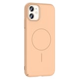 iPhone 11 Kılıf Magsafe Şarj Özellikli Zore Ruby Silikon Kapak - Siyah