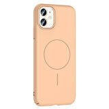 iPhone 11 Kılıf Magsafe Şarj Özellikli Zore Ruby Silikon Kapak - Mürdüm