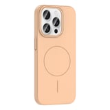 iPhone 15 Pro Max Kılıf Magsafe Şarj Özellikli Zore Ruby Silikon Kapak - Mürdüm