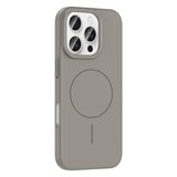 iPhone 16 Pro Max Kılıf Magsafe Şarj Özellikli Zore Ruby Silikon Kapak - Siyah