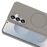 Galaxy S25 Plus Kılıf Magsafe Şarj Özellikli Kamera Çıkıntılı Ruby Lüx Silikon Kapak