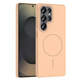 Galaxy S25 Ultra Kılıf Magsafe Şarj Özellikli Zore Ruby Silikon Kapak - Gri