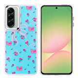 Galaxy A56 Kılıf Airbag Tasarımlı KLFS Hadra Kapak - Kelebek