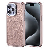 iPhone 15 Pro Max Kılıf Taşlı Tasarımlı Kapi Kapak