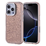 iPhone 16 Pro Kılıf Taşlı Tasarım Kapi Kapak