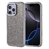 iPhone 16 Pro Max Kılıf Taşlı Tasarımlı Kapi Kapak