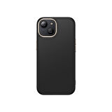 iPhone 15 Kılıf Kablosuz Şarj Özellikli Karbon Fiber Görünümlü Antina Kapak