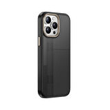 iPhone 14 Pro Max Kılıf M-safe Şarj Özellikli Karbon Fiber Görünümlü İKSP Antina Kapak - Mavi