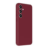 Galaxy S24 FE Kılıf Kamera Korumalı Kartlık Hazneli MXSP Vitra Kapak - Gri