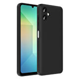 Galaxy A06 Kılıf Kamera Korumalı Kartlık Hazneli MKST Vitra Kapak - Siyah