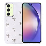 Galaxy A54 Kılıf Airbag Tasarımlı Simli Şeffaf MBTM Kutup Kapak - Fiyonk