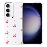 Galaxy S23 FE Kılıf Airbag Tasarımlı Simli Şeffaf HGEA Kutup Kapak - Fiyonk