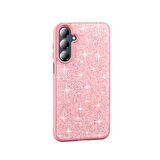 Galaxy A26 Kılıf Parlak Taşlı Tasarım ALT Pırlanta Kapak - Gri