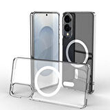 Samsung Galaxy S25 Edge Kılıf Kamera Korumalı Kablosuz Sert PC Porto Kapak