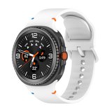 Galaxy Watch 8 Ultra Uyumlu MKST Klasik Kordon - Beyaz