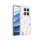 Redmi Note 14 Pro 4G Kılıf Şeffaf Figürlü MKST Folk Sert Kapak - Papatya