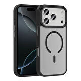 Apple iPhone 17 Pro Kılıf M-safe Şarj Özellikli Mat Arka Yüzey Zore Sio Kapak