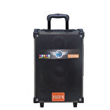 LT-912 Dijital LED Göstergeli FM Radyolu Mikrofonlu Gitar Girişli TWS 12 inç Stereo Bass Kablosuz Karaoke Hoparlör