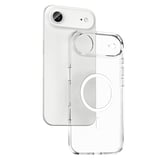 iPhone 17 Air Kılıf M-safe Şarj Özellikli Kamera Korumalı NRTK Kripto Kapak - Şeffaf