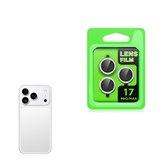 iPhone 17 Pro MKST CL-07 Kamera Lens Koruyucu - Titanyum-Gümüş