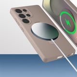 Galaxy S25 Ultra Kılıf M-safe Şarj Özellikli Standlı MKST Samara Kapak - Siyah