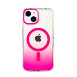 Apple iPhone 13 Kılıf M-safe Şarj Özellikli Transparan Renk Geçişli Zore Toros Kapak