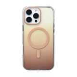 iPhone 16 Pro Max Kılıf M-safe Şarj Özellikli Transparan Renk Geçişli NRTK Toros Kapak - Rose Gold