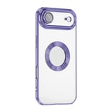 iPhone 17 Air Kılıf Kamera Korumalı Logo Gösteren MKST Omega Kapak - Siyah