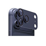 iPhone 17 Pro Uyumlu CL-20 Kamera Lens Koruyucu Titanyum Kaplama Tam Koruma