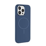 iPhone 15 Pro Max Kılıf M-Safe Şarj Özellikli Metal Kamera Çerçeveli NRTK Edi Silikon Kapak - Siyah