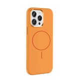 iPhone 15 Pro Max Kılıf M-Safe Şarj Özellikli Metal Kamera Çerçeveli NRTK Edi Silikon Kapak - Siyah