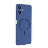 Galaxy A06 Kılıf M-safe Şarj Özellikli MKST Meta Kapak - Titanyum-Gri