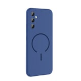 Galaxy A24 Kılıf M-safe Şarj Özellikli ALT Meta Kapak - Mürdüm