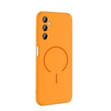 Galaxy A25 Kılıf M-safe Şarj Özellikli ALT Meta Kapak - Mürdüm