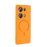 Redmi Note 13 Pro 4G Kılıf M-safe Şarj Özellikli NRTK Meta Kapak - Siyah