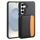Galaxy A56 Kılıf Kartlıklı NRTK X-Kart Silikon Kapak - Siyah