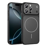 iPhone 14 Pro Kılıf MKST M-Safe Şarj Özellikli Kamera Korumalı Formen Kapak - Gold