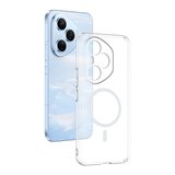 Honor 400 Pro Kamera Korumalı M-Safe Şarj Özellikli Şeffaf MKST London Silikon Kapak - Şeffaf