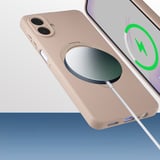 Galaxy A07 Kılıf M-safe Şarj Özellikli Standlı MKST Samara Kapak - Titanyum-Gri