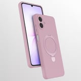 Galaxy A07 Kılıf M-safe Şarj Özellikli Standlı NRTK Samara Kapak - Titanyum-Gri