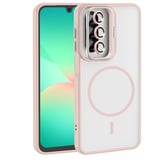 Galaxy A17 Kılıf Standlı ve Kamera Lens Hediyeli MKST Etro Kapak - Lacivert