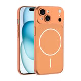 iPhone 15 Kılıf NRTK M-Safe Şarj Özellikli Kamera Korumalı Spark Kapak - Mavi