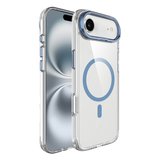 iPhone 17 Air Kılıf M-safe Şarj Özellikli Airbagli Kamera Standlı MKST Azor Kapak - Koyu Gri
