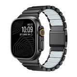 Watch 7 45mm MKST KRD-151 Premium Metal / Silikon Kordon - Siyah-Mavi