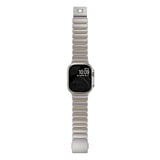 Watch Ultra 49mm NRTK KRD-152 Titanyum Silikon Kordon - Gri-Turuncu