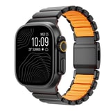 Watch 44mm MKST KRD-152 Titanyum Silikon Kordon - Siyah-Turuncu
